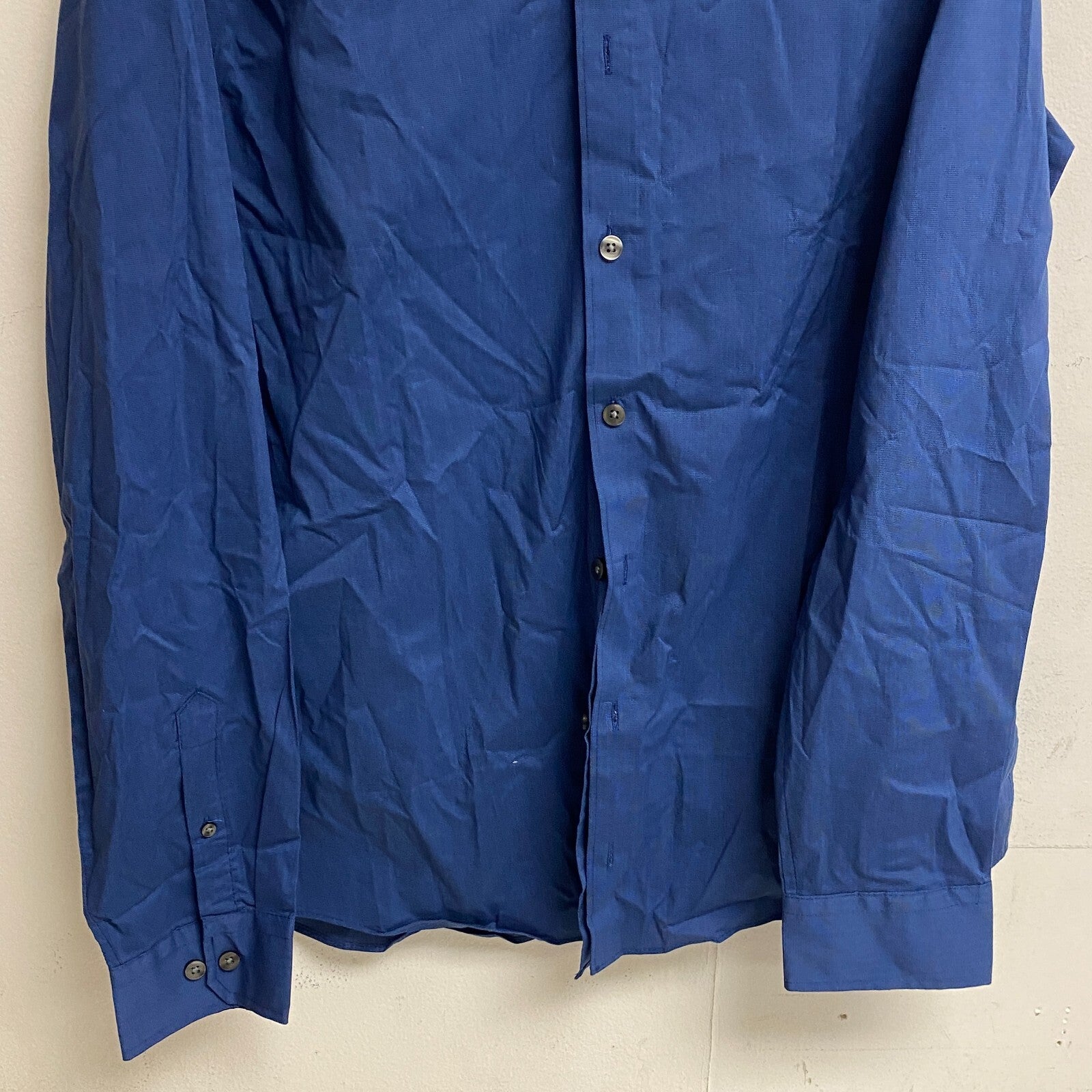 Van Heusen Big And Tall Long Sleeve Button Up Collared Shirt Size XLT Color Blue