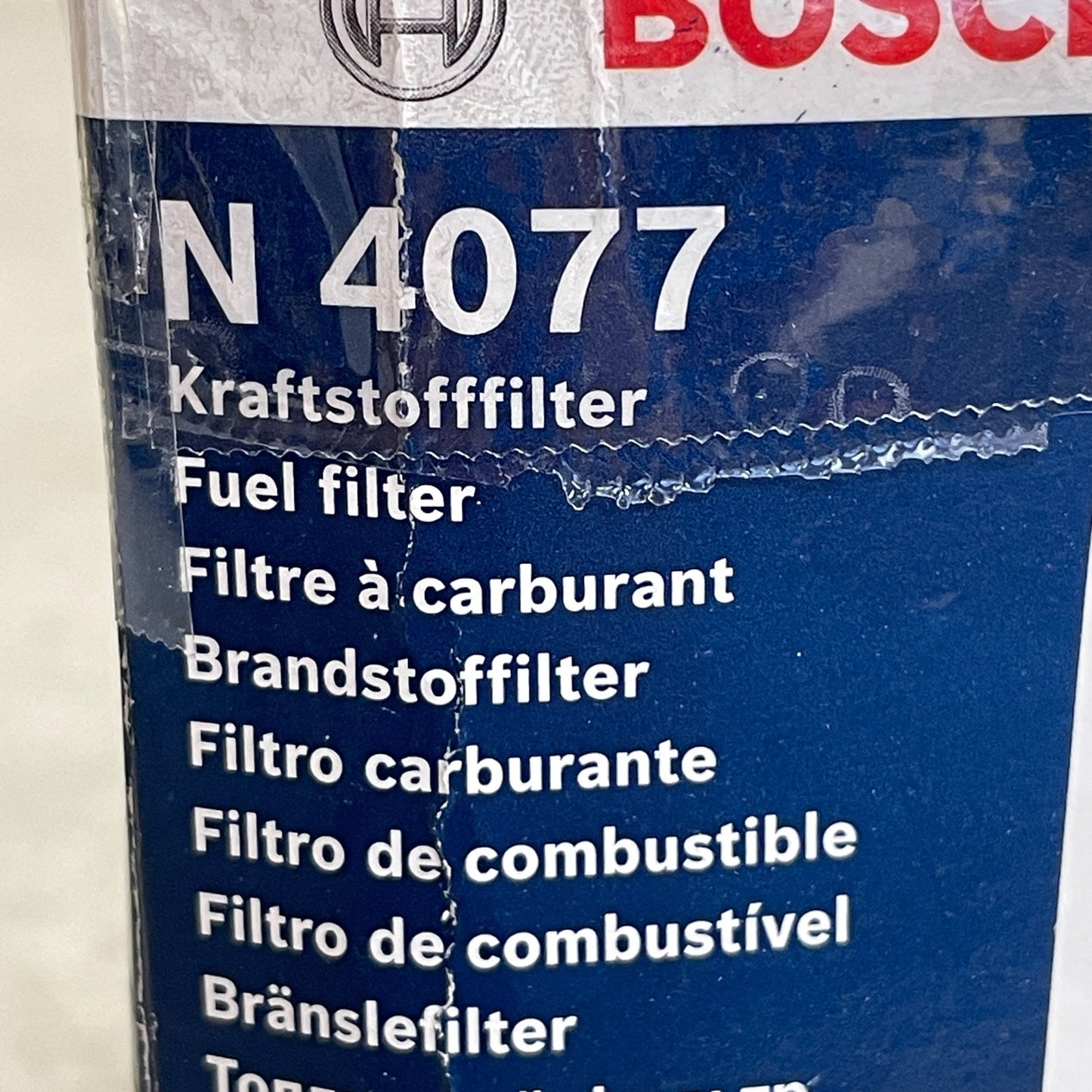 Bosch N4077 Diesel Fuel Filter Fits Mercedes 240D 300D 300SD 300TD