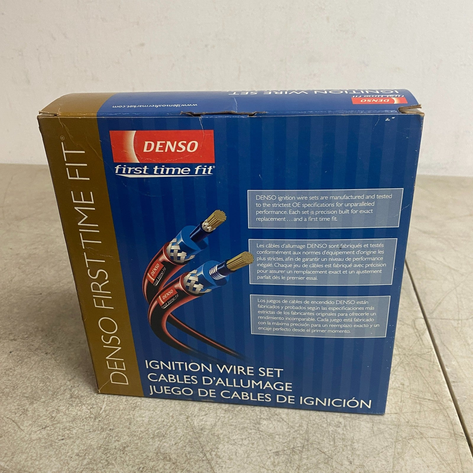 DENSO 671-6096 Spark Plug Ignition Wire Set 87-89 Dodge Caravan Plymouth Voyager