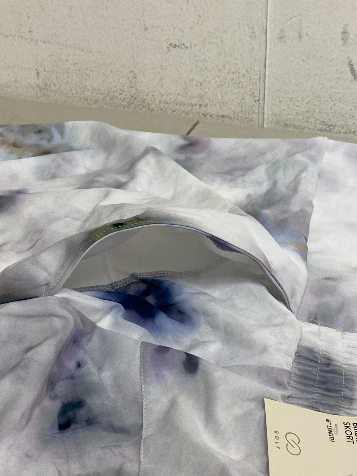 CALIA Women's 16" Birdie Golf  Relaxed Fit Skort Milk Bath Cool WCG17020PS23