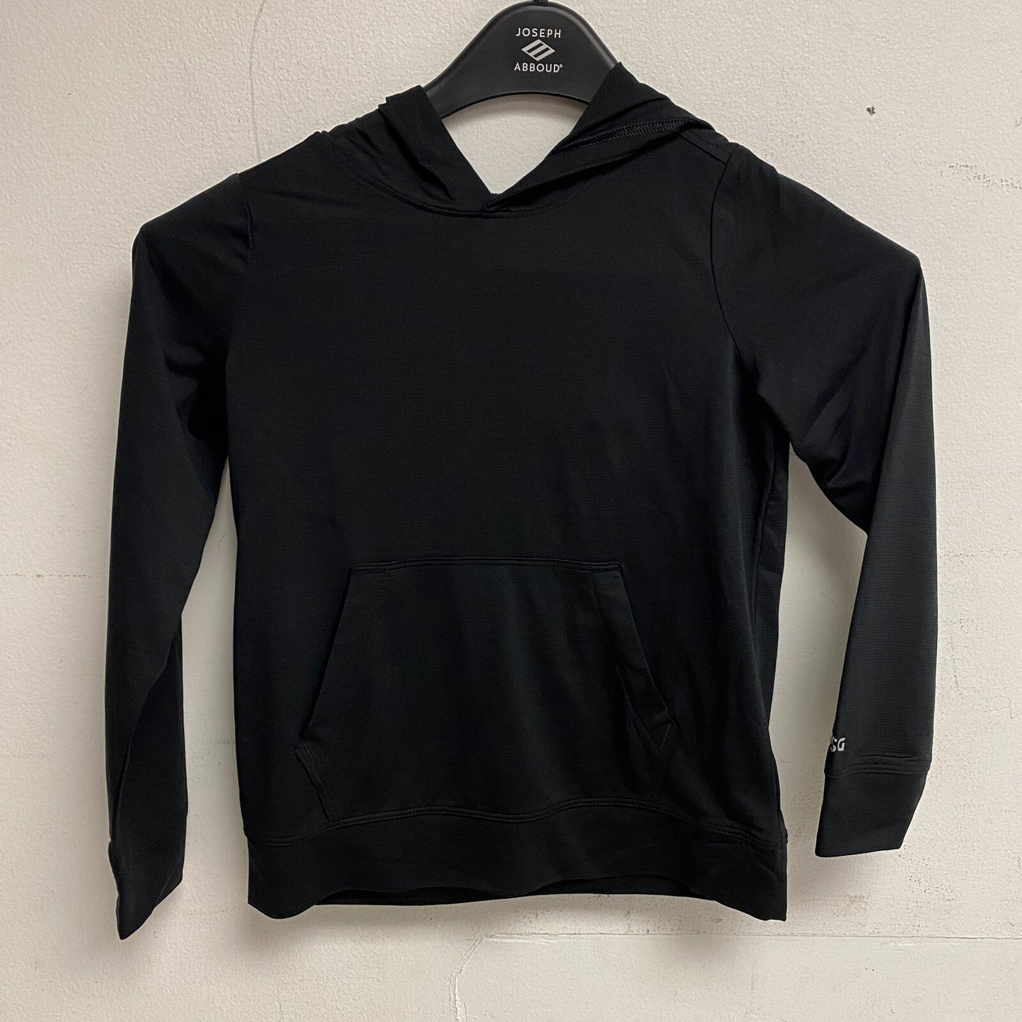 DSG Boys' Lightweight Hoodie Pure Black Double Dye DAB23105 Trendy Pullover