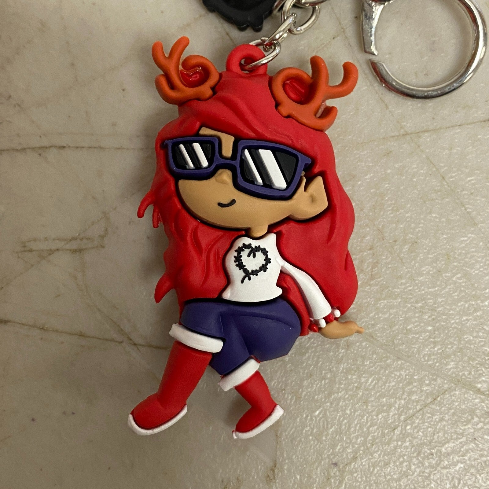 Assorted Silicone Bichota Keychain with Bichota Accessory