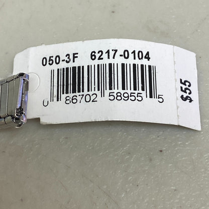 Armitron Watch Japan Quartz Women Dual Tone Gold Plated Stretch Steel 75/5420TTG