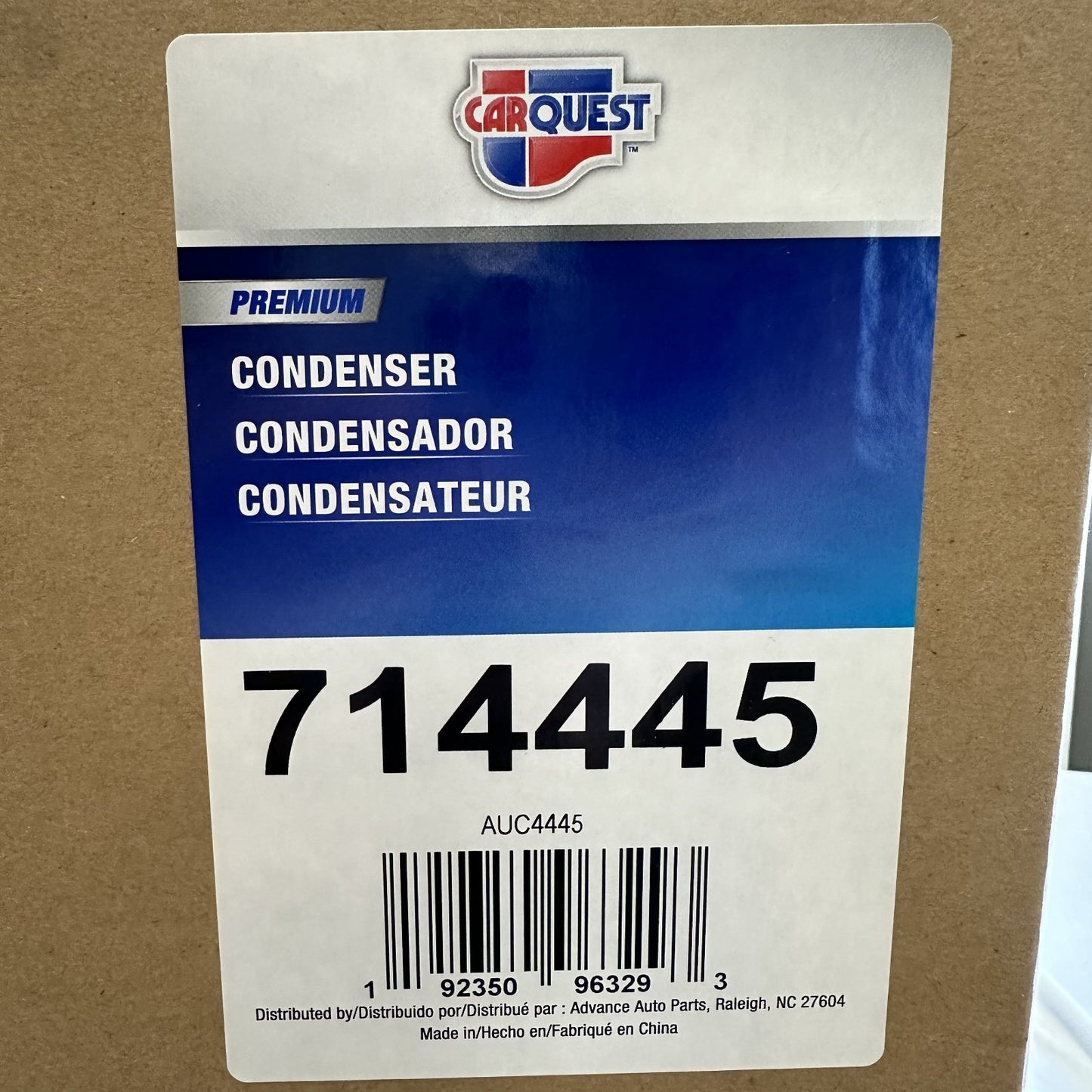 Carquest 714445 A/C Condenser with Receiver Drier Fits 2015–2017 Hyundai Sonata