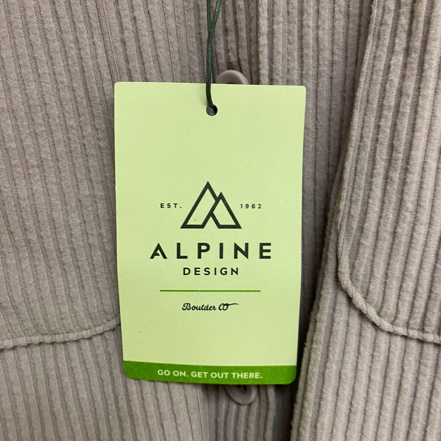 Alpine Design Women's W AD Wanderful Cord Shirt Jacket Muted Violet ADW23150