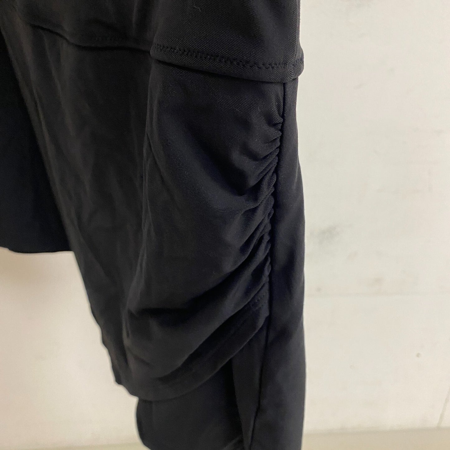 Calia Women's Swim Collection Cute High Rise Swim Skirt Pure Black WSA23504 New!