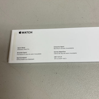 Apple Watch SE (1st Gen) GPS, 40mm Silver Aluminum Case w Abyss Blue Sport Band