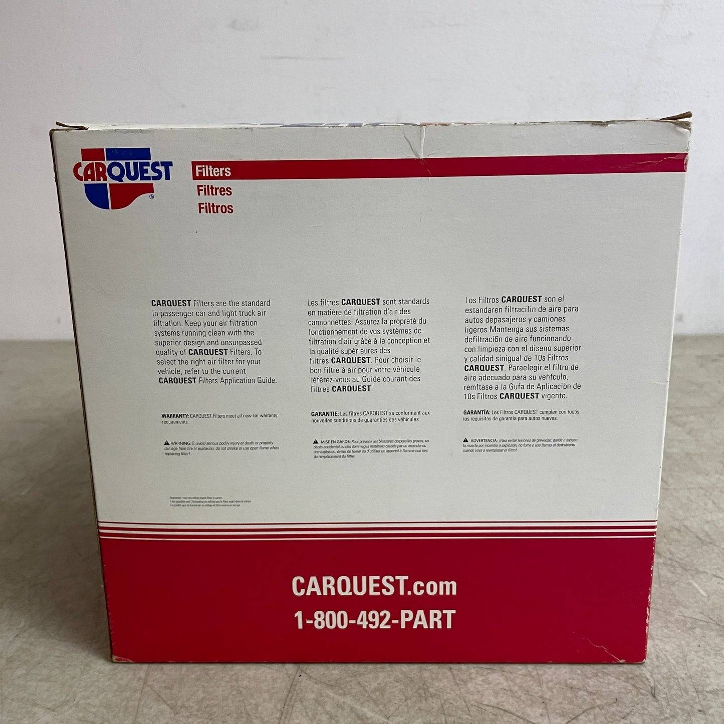 Carquest Conical Engine Air Filter Standard 7.72in H x 6.85in OD R88406