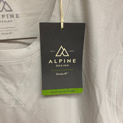 Alpine Design Mens Basic Active Long Sleeve Tee Light Grey Heather ADM23205 New