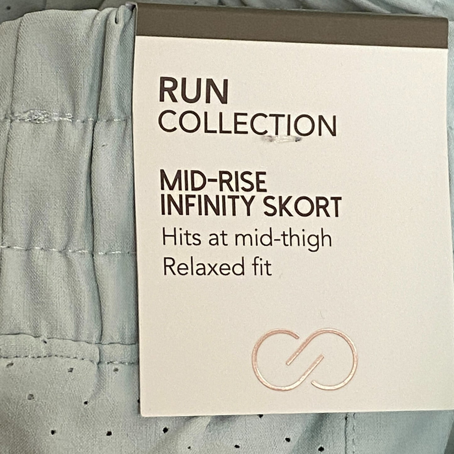 Calia Women's Mid Rise Infinity Run Skort Calming Green Relaxed Fit WAX12360