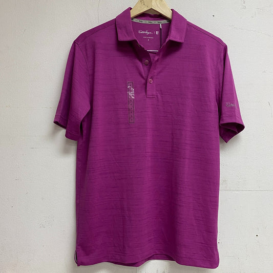 Walter Hagen Men's P11 Striation Pique Polo Bright Magenta/Magenta MGA11475