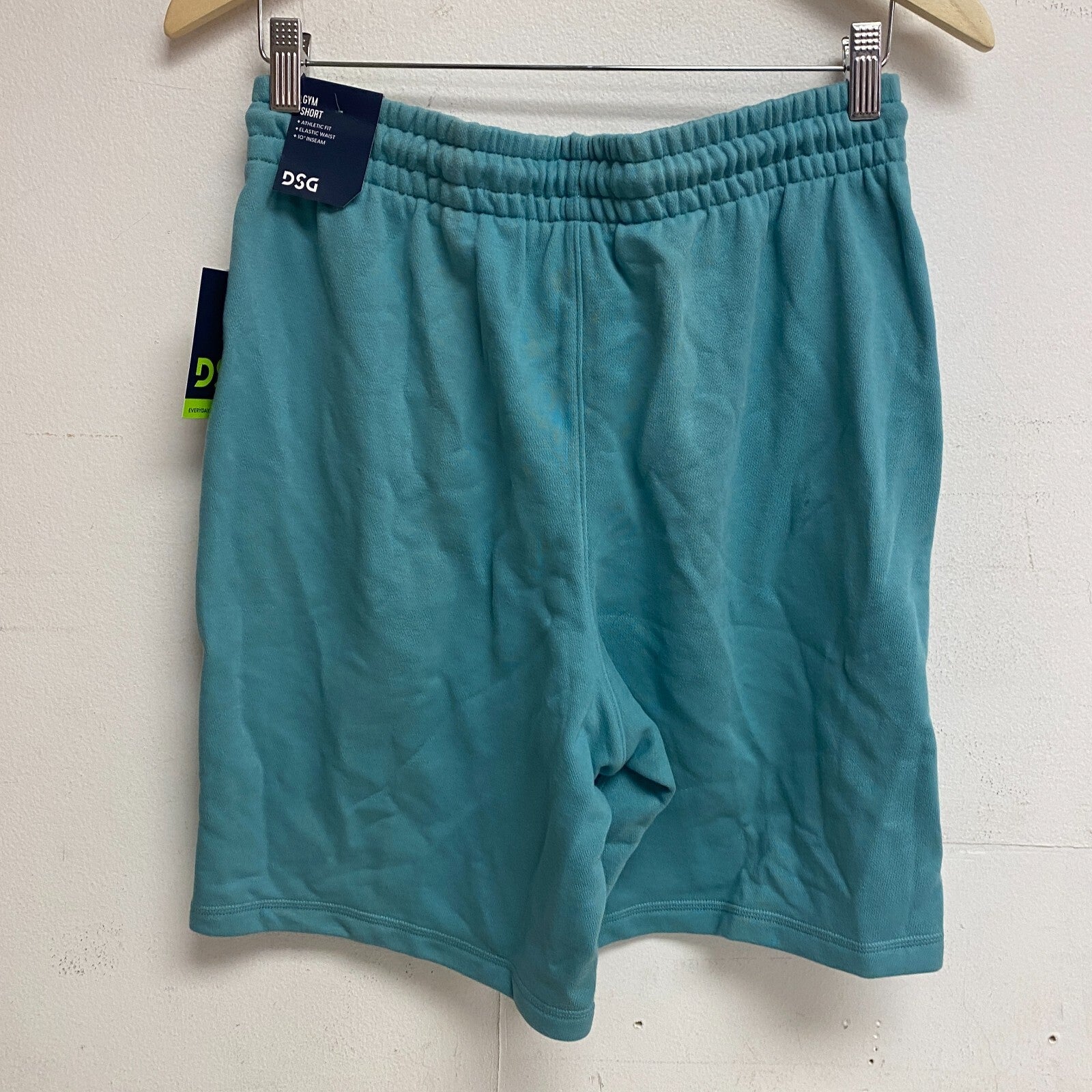 DSG Men's 10"Everyday French Terry Gym Short Athletic Fit Digital Green DAM12400