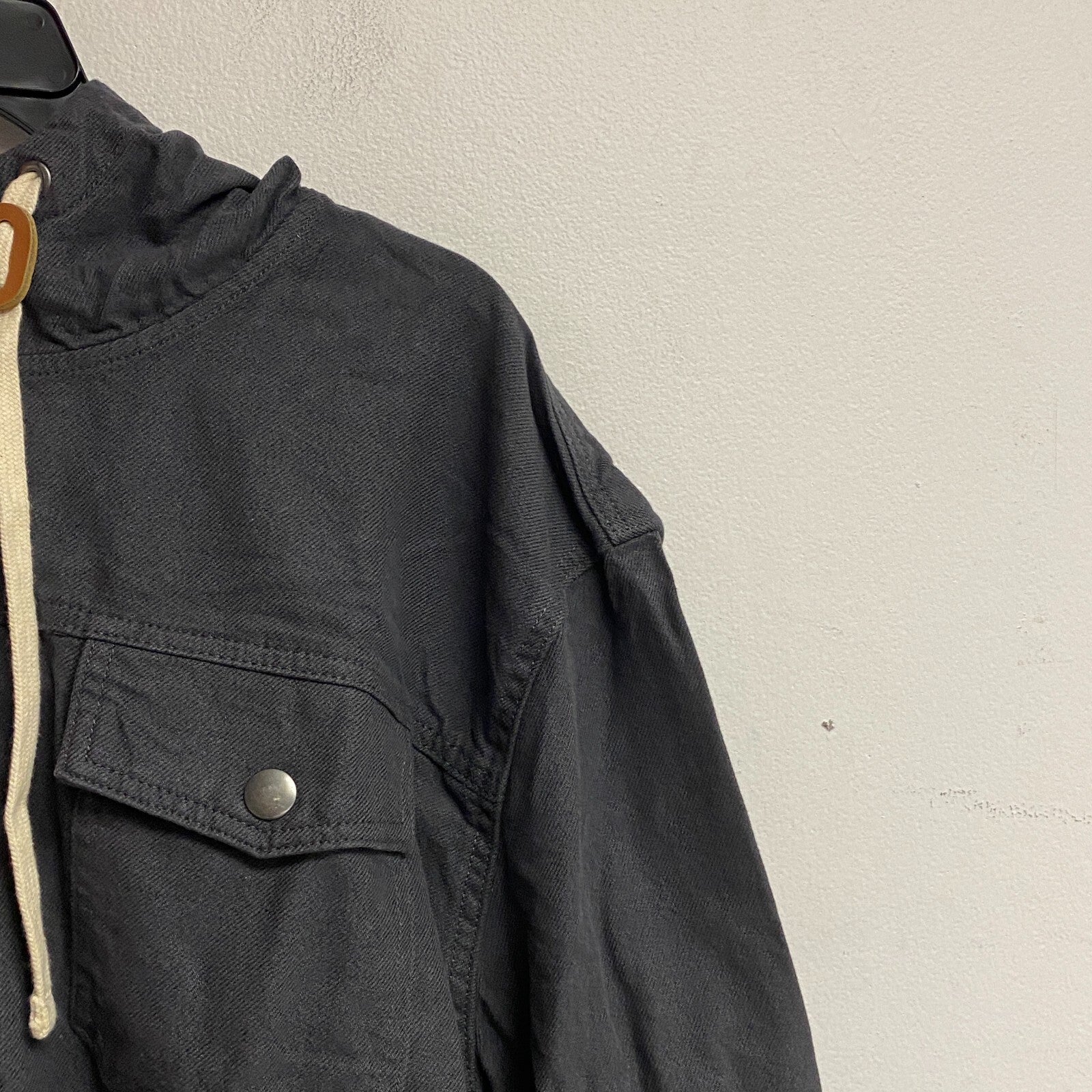 Mutual Weave Men's mid-weight Shirt Jacket Size XXL Color Black Iron Marl