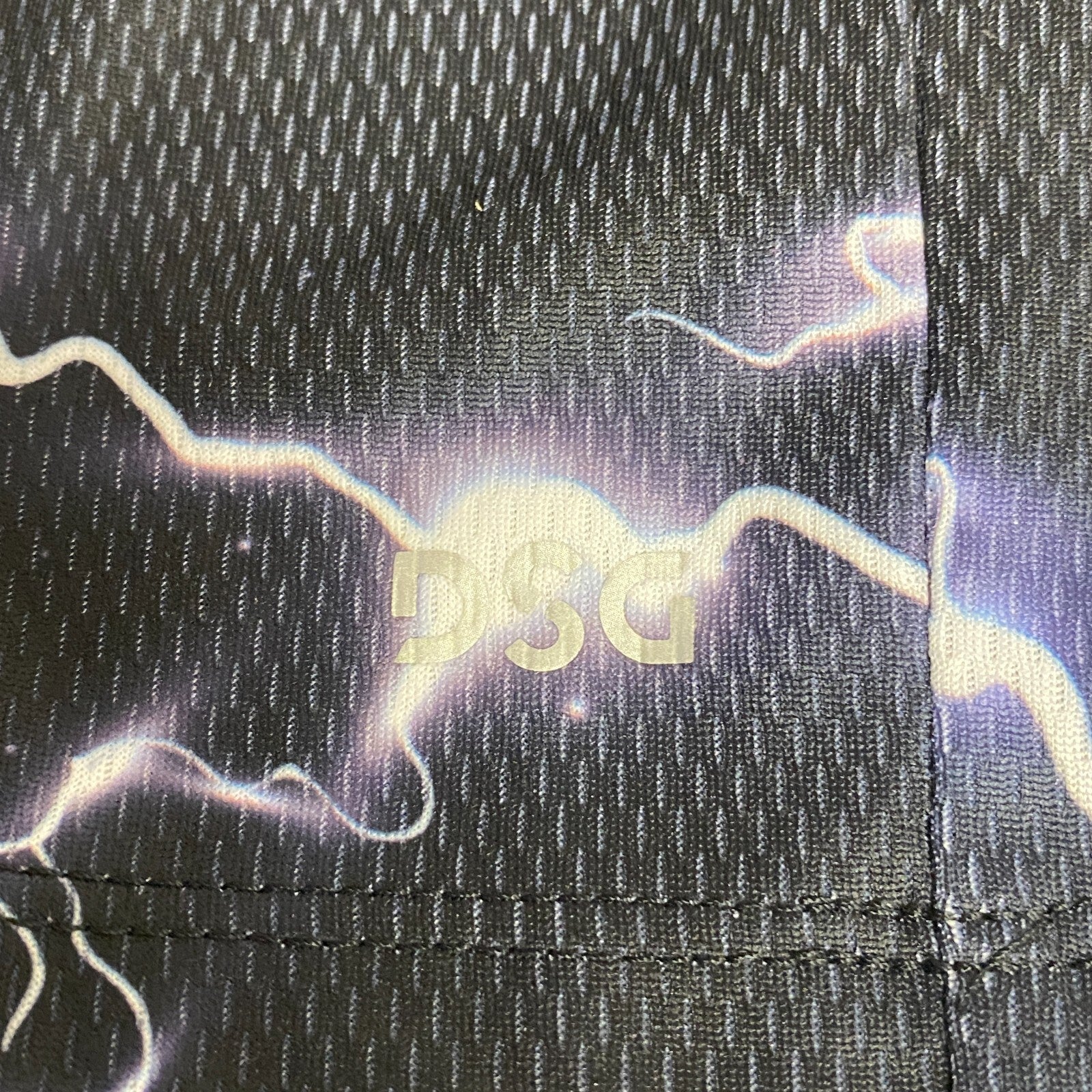 DSG Boys Training Basketball Tank Polyester Print Storm Pure Black DAB12112PRT