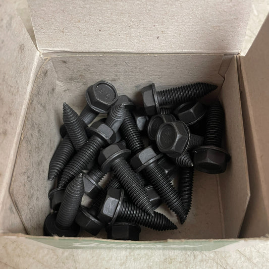 Auveco Hex Washer-Head Body Bolt M8×1.25×30 mm Phosphate-Coated 12348