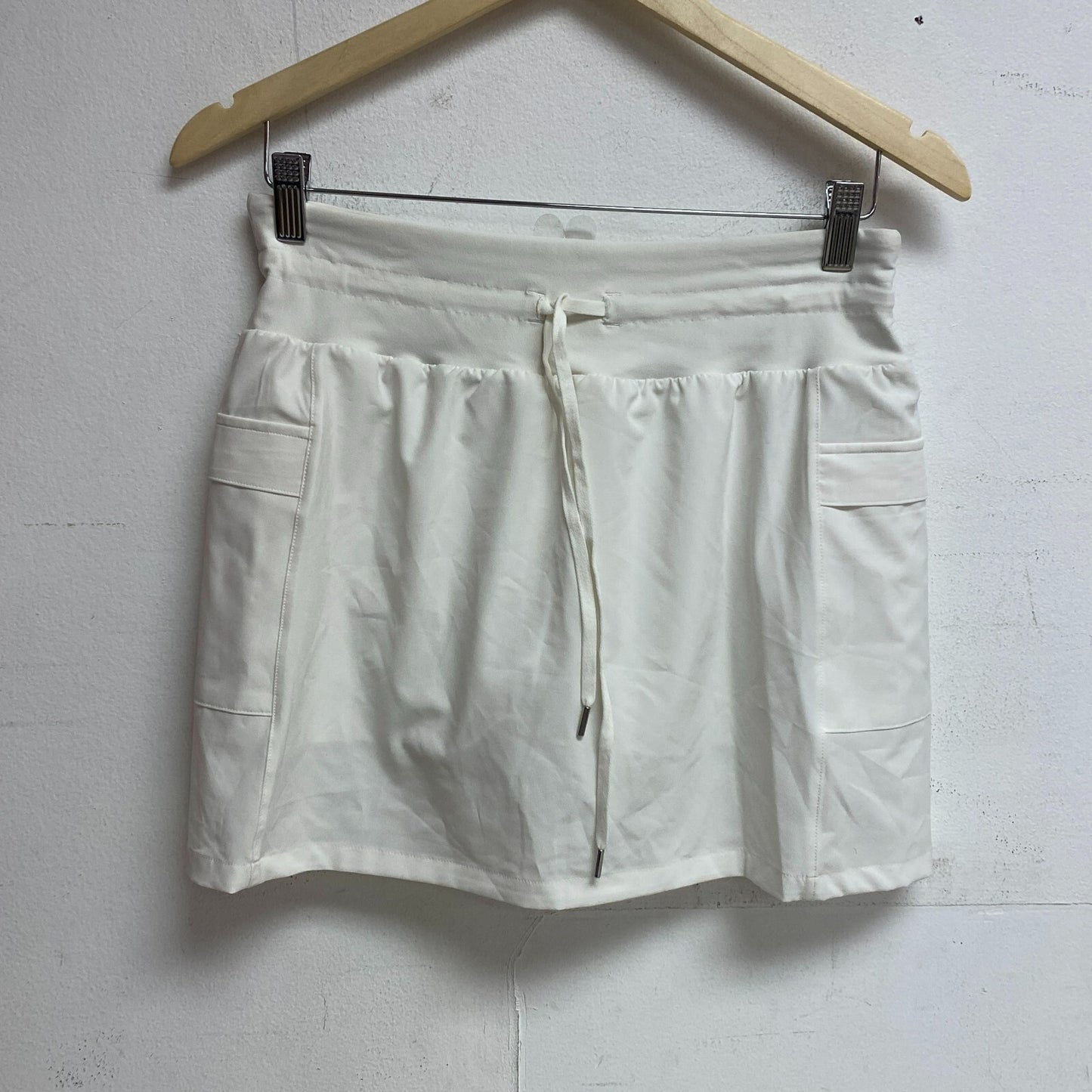 Calia Womens Truelight Mid Rise Cargo Skort Cloud Cover Solid WAX12306