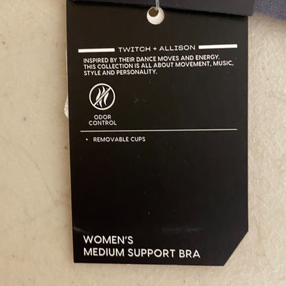 DSG TWITCH+ALLISON Medium Support Seamless Iridescent Bra Carbon Grey/Oat Milk