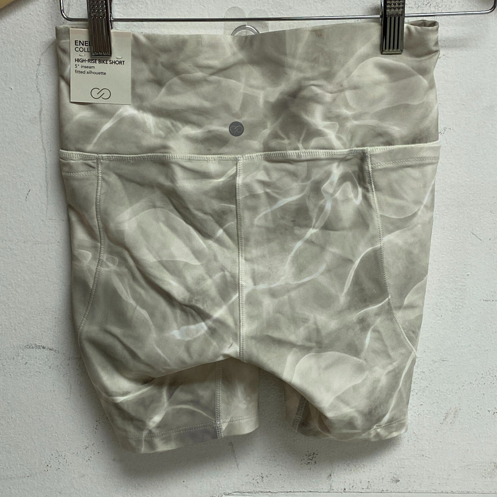 Calia Women's 5" inseam Energize High Rise Bike Short WAX12359PRT Aquatic Summer