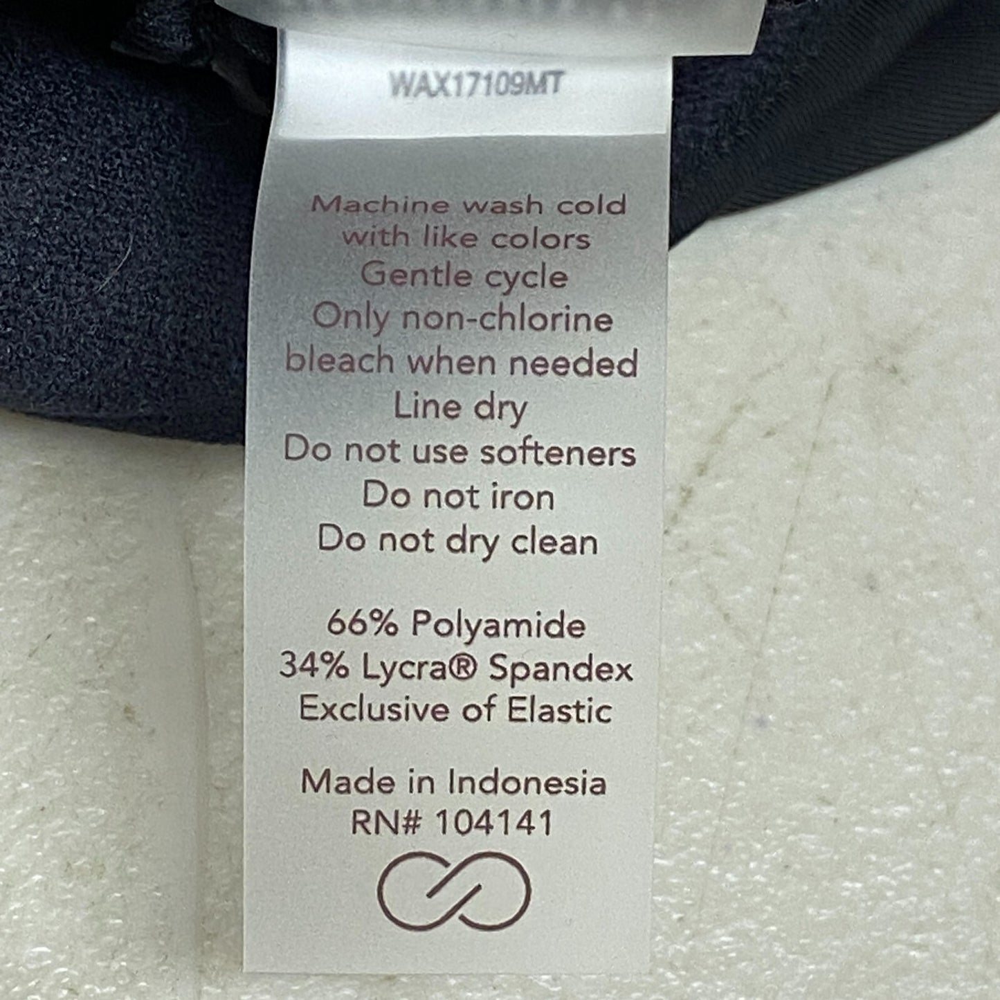 Calia Womens Maternity Bra Pure Black Solid Racerback Stylish Trendy WAX17109MT