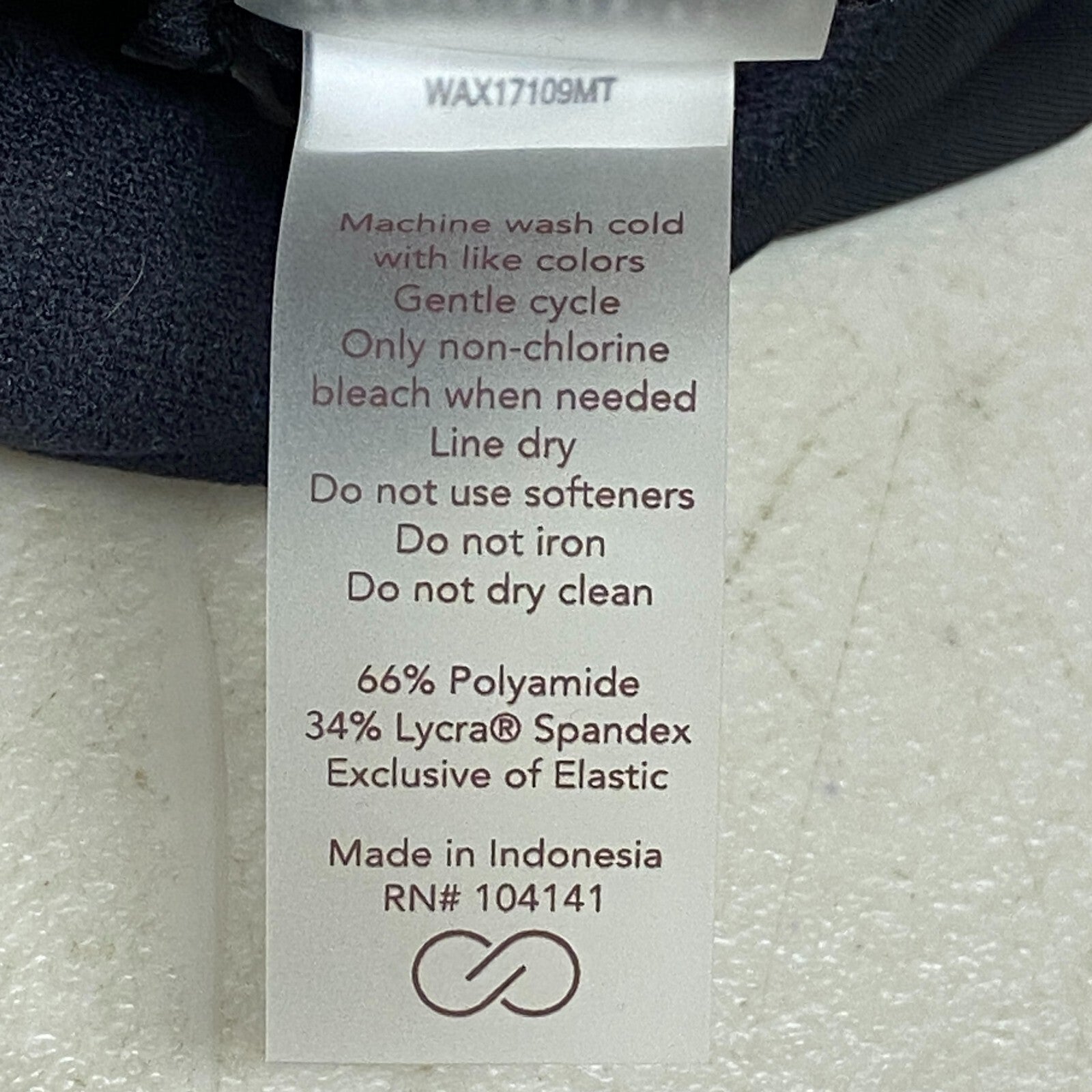 Calia Womens Maternity Bra Pure Black Solid Racerback Stylish Trendy WAX17109MT