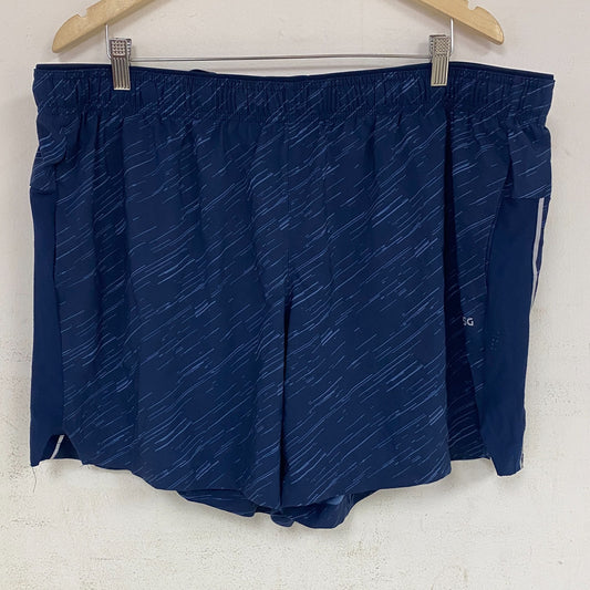 DSG Menâs 5â³ Stride Run Lined Shorts Cosmic Streaks Univ Navy Drawcord Liner