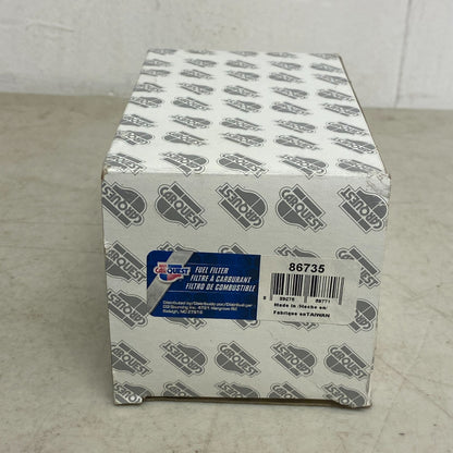 Carquest Premium Fuel Filter In Line Metal Canister 5/16" Inlet Outlet 86735