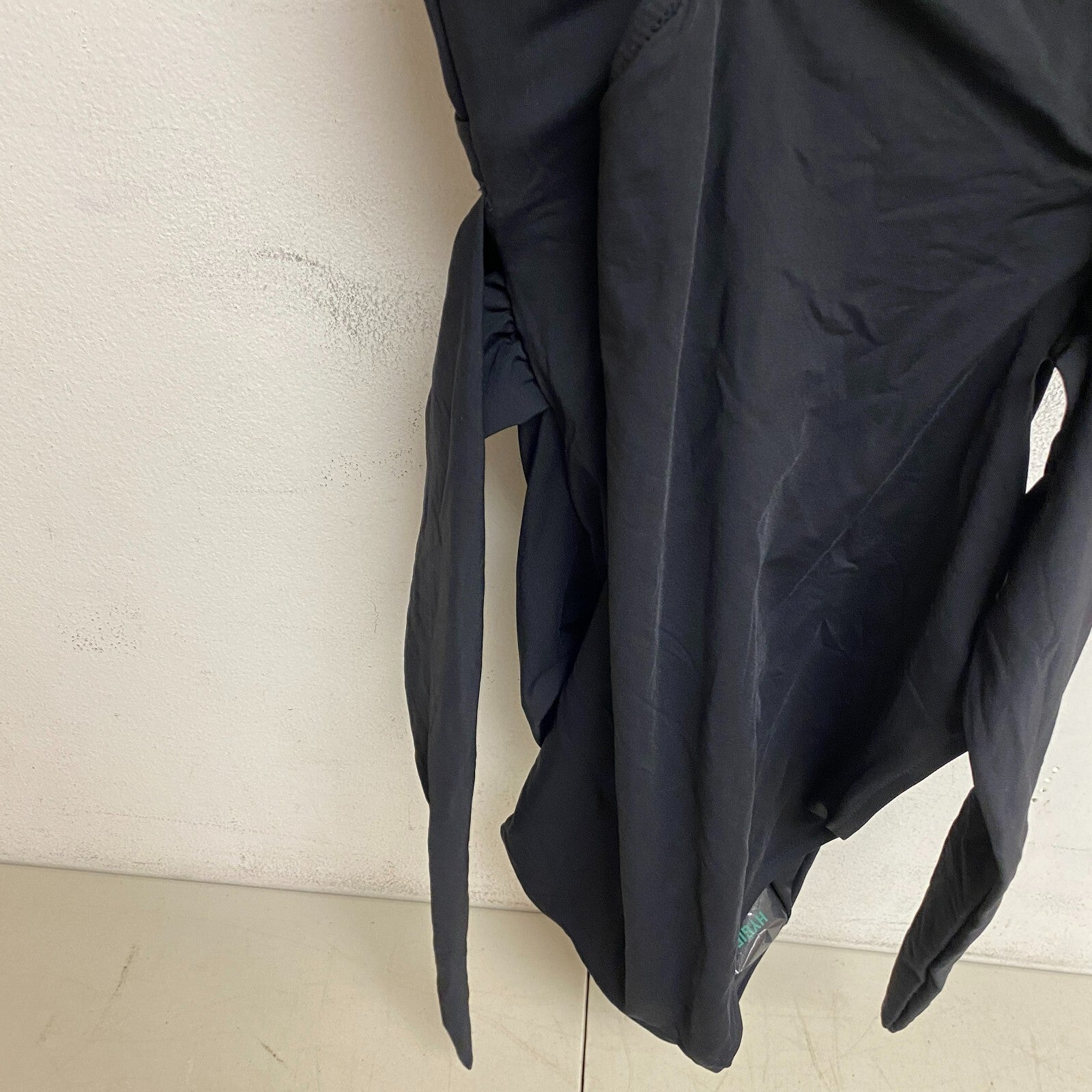 Calia Women's Tie Front One Piece Swim Suit Pure Black WSA22101