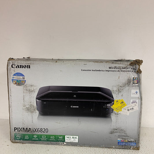 Canon PIXMA iX6820 Wireless Wide‑Format Printer 11×17 Color DPI 9600×2400