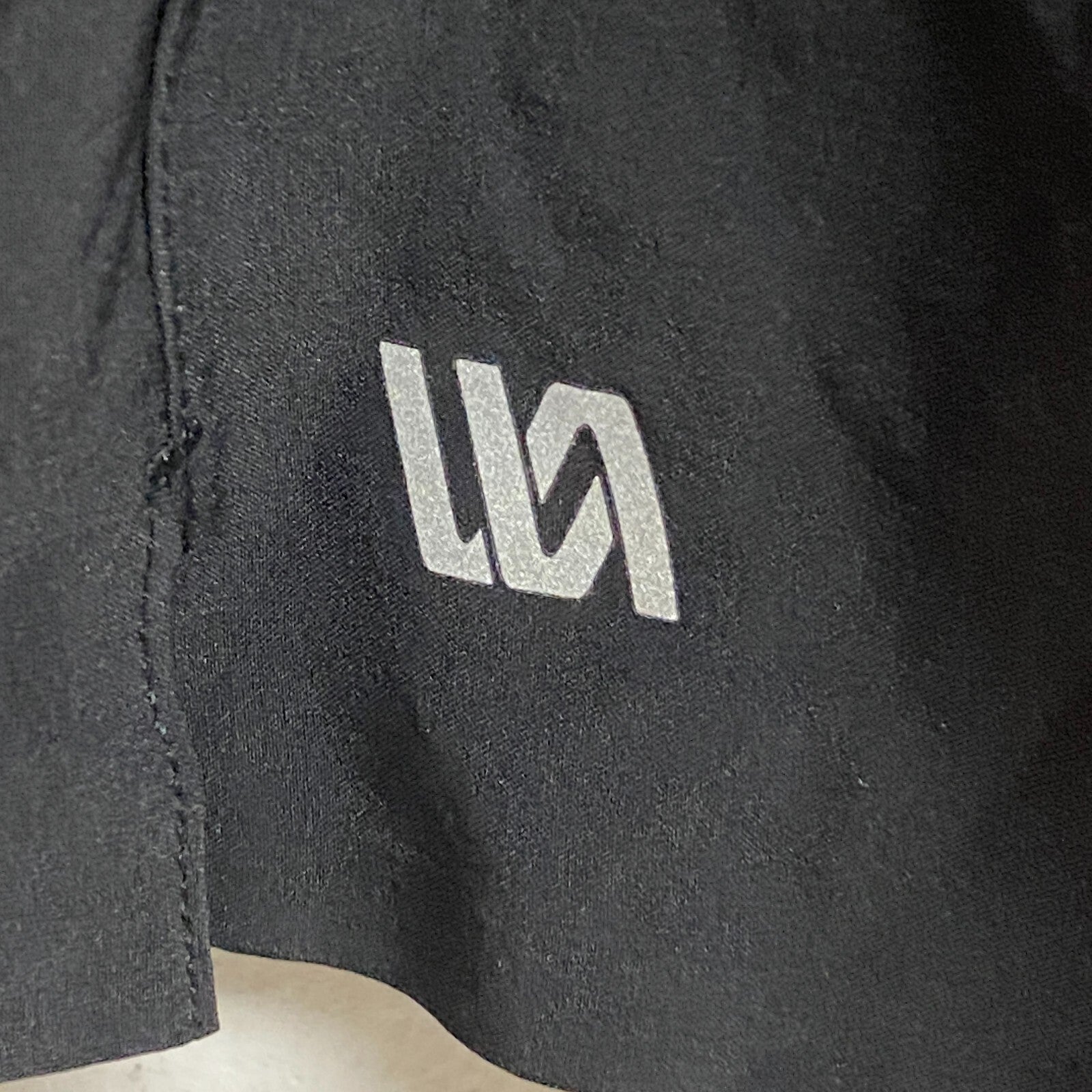 VRST Mens 7" Inseam + Mesh Breif Run Short Pure Black Solid MAX200434V