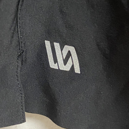 VRST Mens 7" Inseam + Mesh Breif Run Short Pure Black Solid MAX200434V