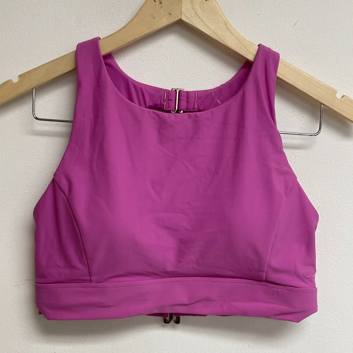 Calia Womenâs High Neck Swim Top Serene Violet Bikini Athleisure Style WSA2220