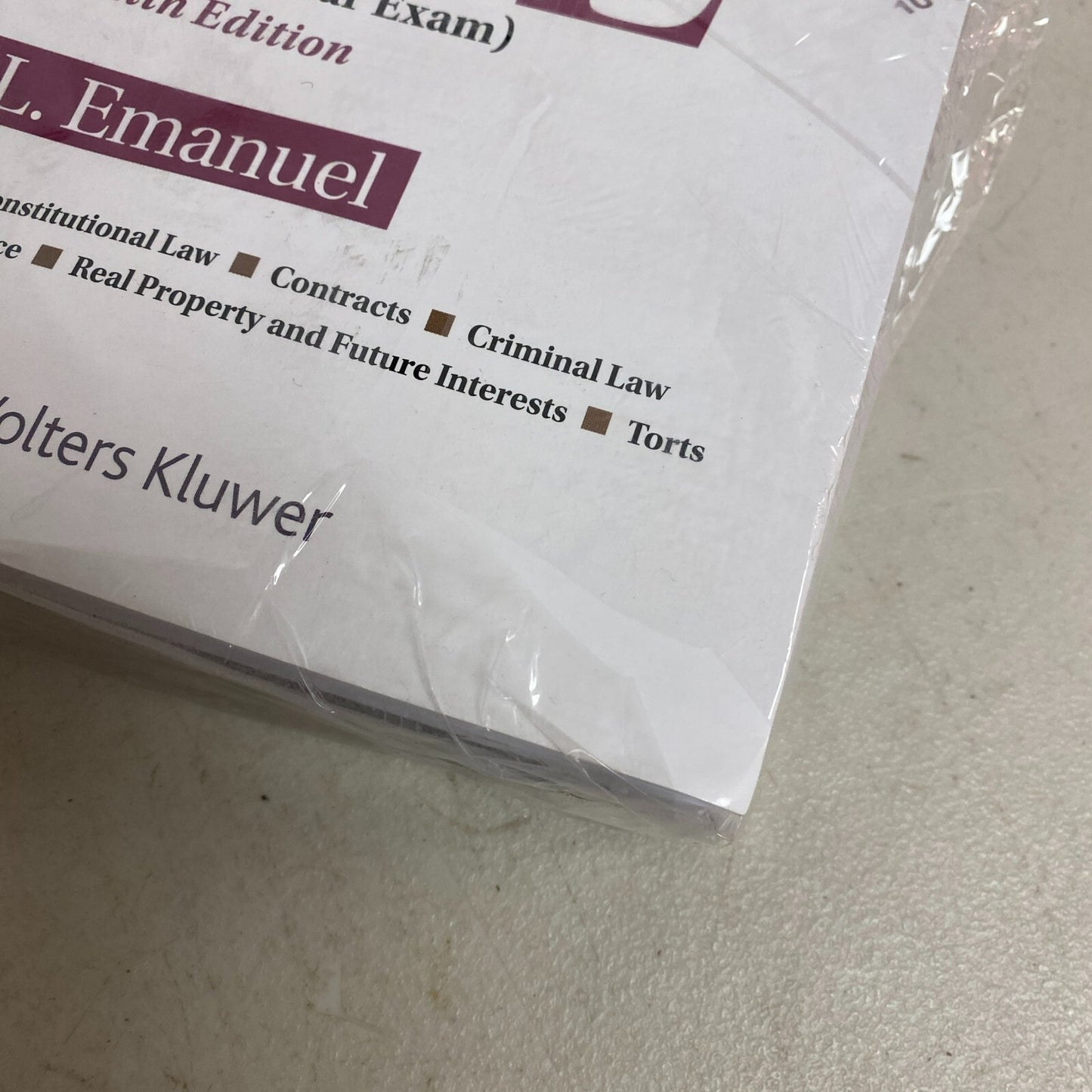 Steven Emanuel's Strategies & Tactics for the MBE (Bar Review) 7th Edition