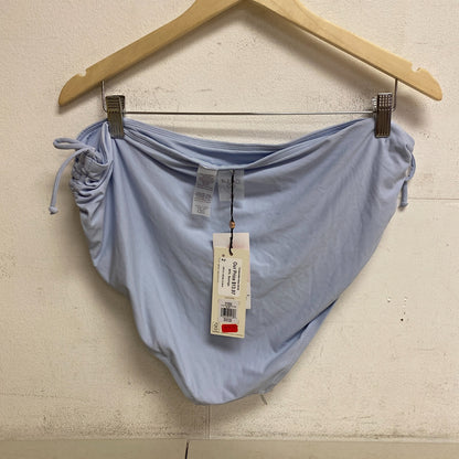 CALIA Women's Mid Rise Ruched Spaghetti Straps Swim Bottoms Blue WSA20402 New