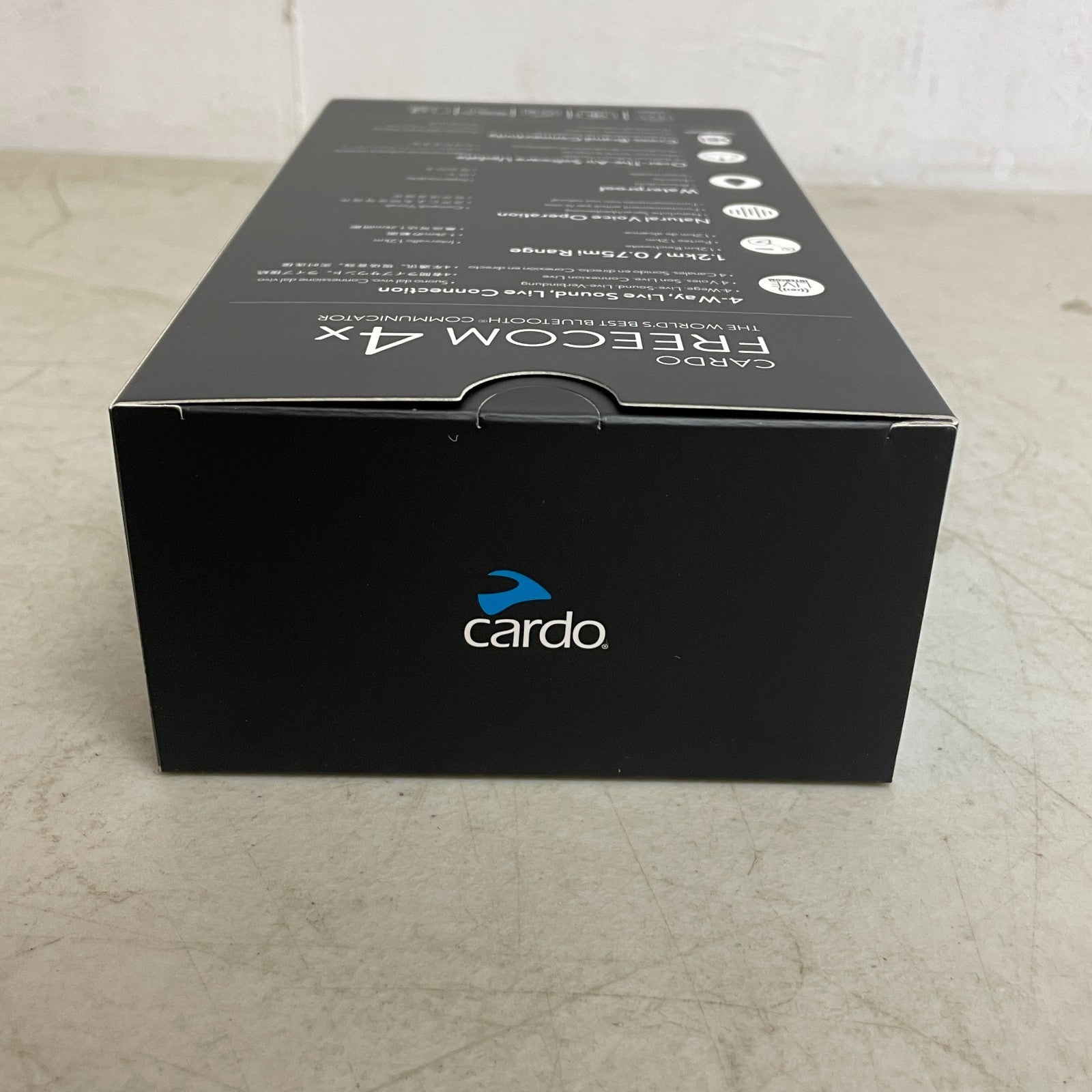 Cardo FREECOM 4X Single Bluetooth Intercom Built-In Voice Assistant Headset