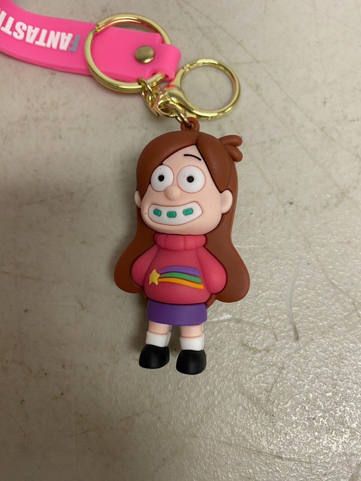New Assorted Silicone 3D Gravity Falls Keychain with Mable Inspired Accessory