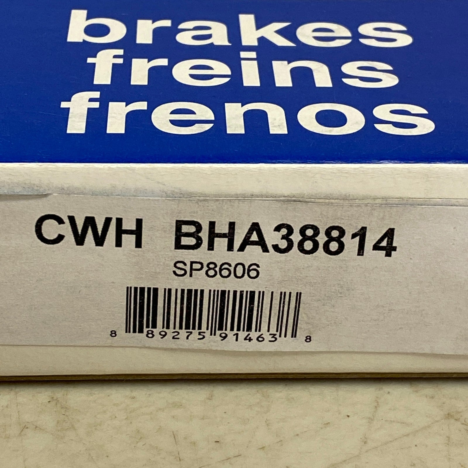 CARQUEST Brake Hydraulic Hose Assembly Black EPDM Rubber Model BHA38814
