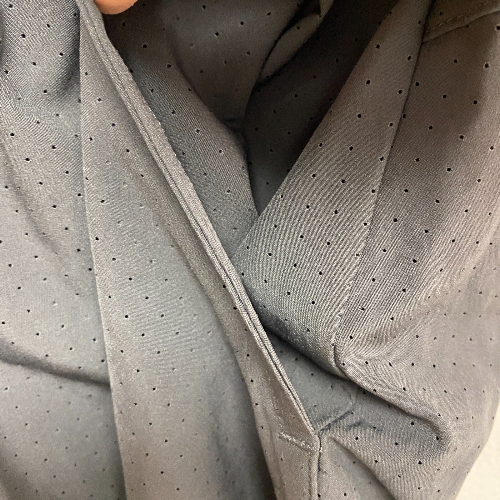 DSG Men's Perforated 2-in-1 short Full Compression Liner Asphalt Gray DAM12116