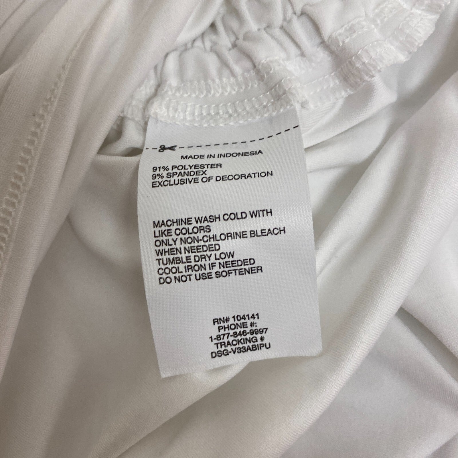 DSG Girls Performance Relaxed Fit Ruched Scoop Neck Tank Pure White DAG13123 New