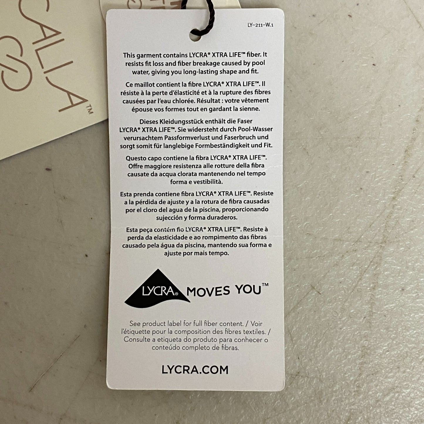 Calia High Rise Side Tie Bottom Palms Lavender Swimwear Bikini WSA22402PRT