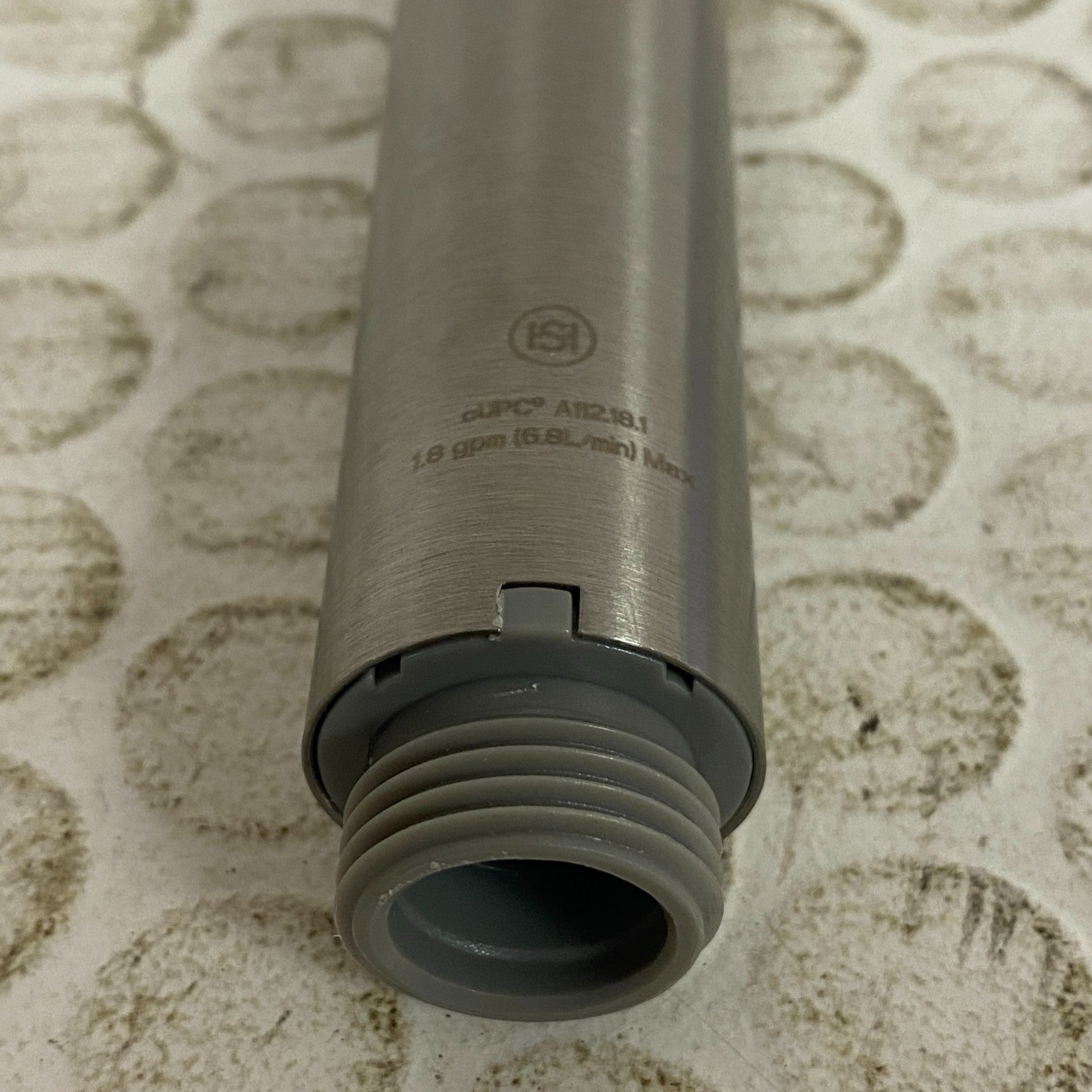 Signature Hardware Contemporary Tubular Hand Shower Brushed Nickel SHHS4030GZB