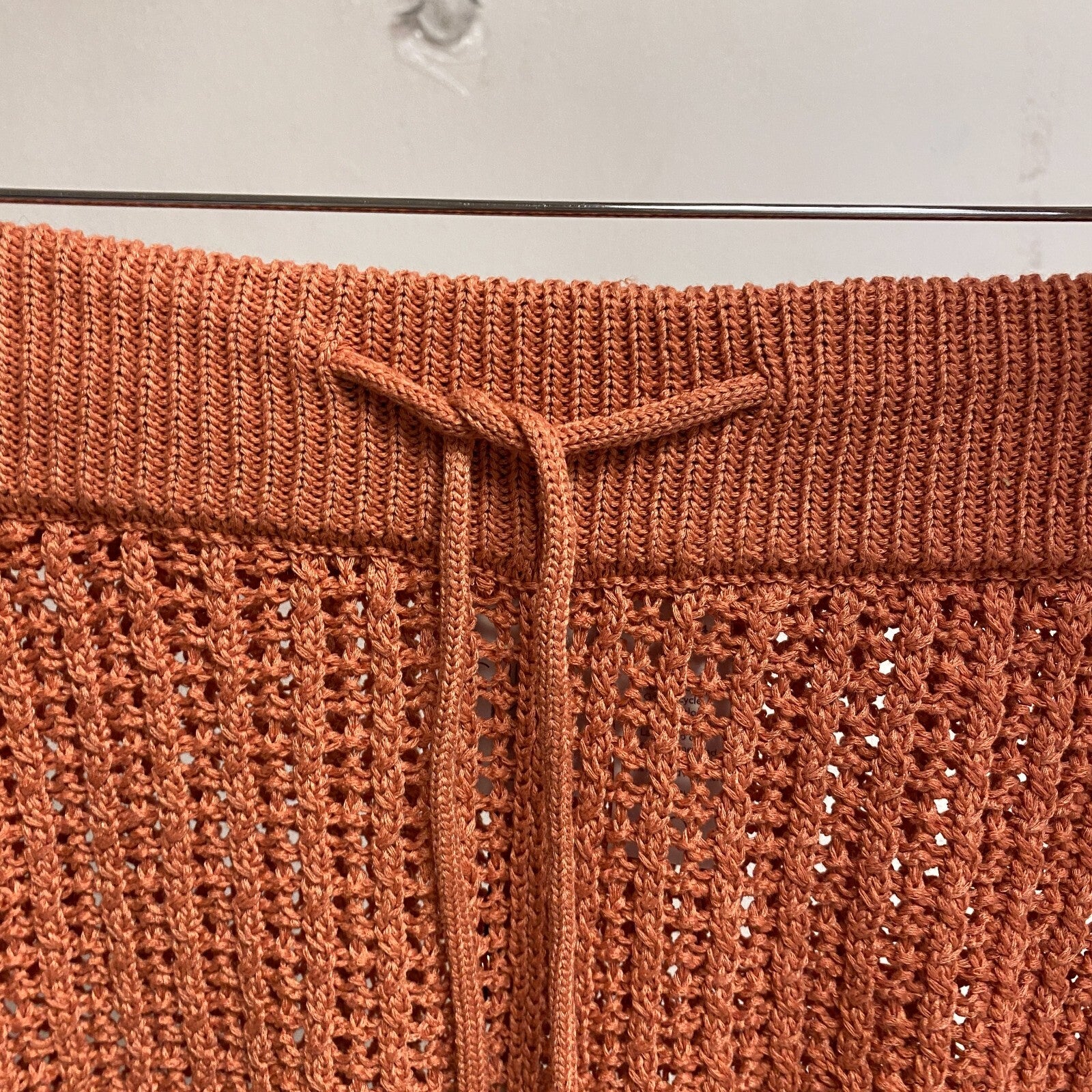 Calia Women's Sweater Knit Cover Up Mid Rise Swim Bottom Apricot Aura WSA23914