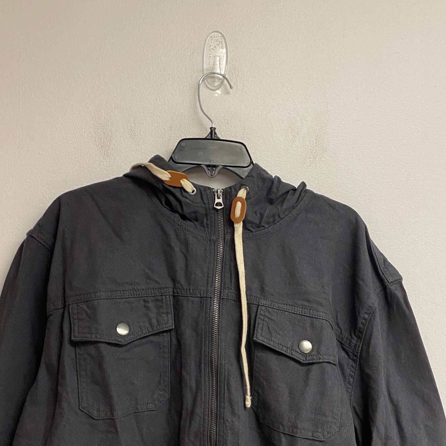 Mutual Weave Men's mid-weight Shirt Jacket Size XXL Color Black Iron Marl