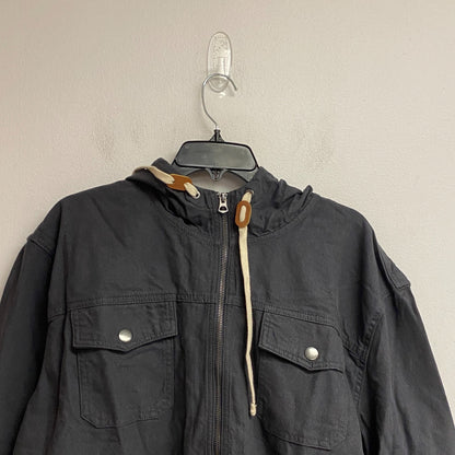 Mutual Weave Men's mid-weight Shirt Jacket Size XXL Color Black Iron Marl