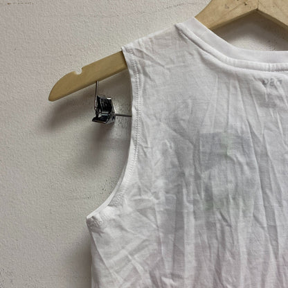 DSG Boys Cotton Graphic Tank Top Pure White Baseball Bats Sleeveless DAB12111