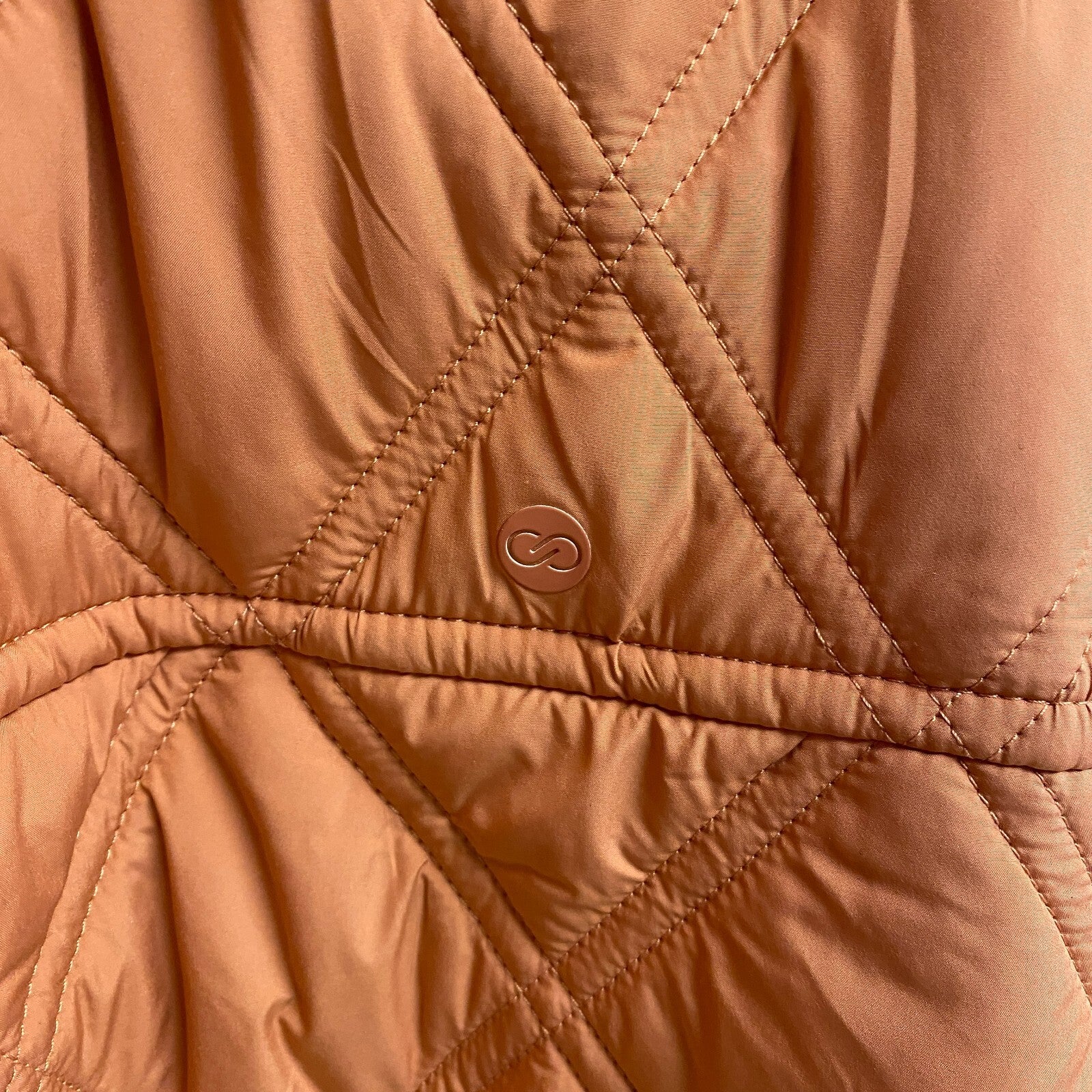 Calia Women's Quilted 1/2 Zip Pullover Apricot Aura WAX33055