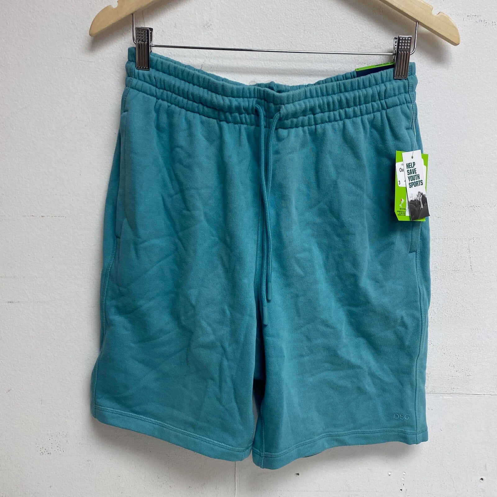 DSG Men's 10"Everyday French Terry Gym Short Athletic Fit Digital Green DAM12400