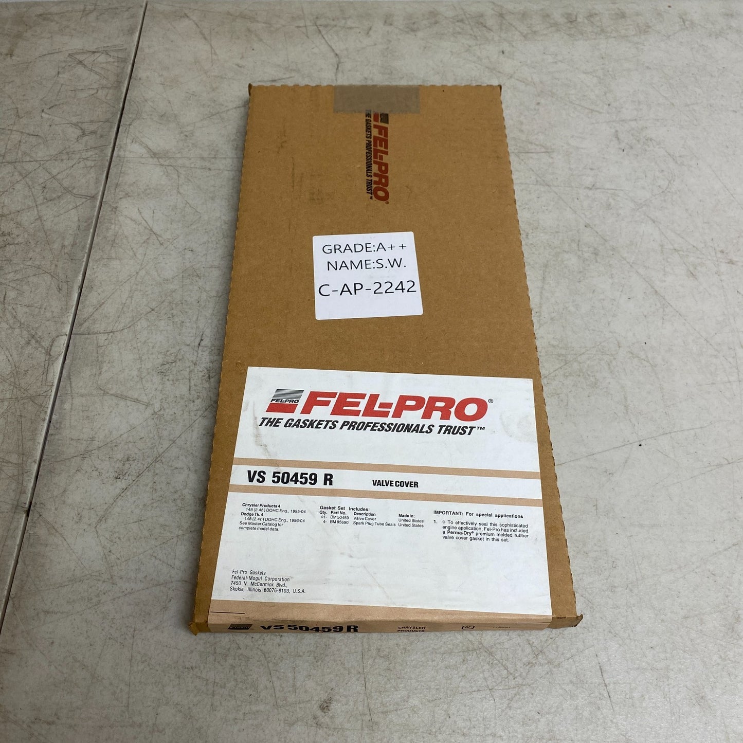 FEL-PRO VS50459R Valve Cover Gasket Set 1997-2010 Ford F-150 Explorer 4.6L 5.4L