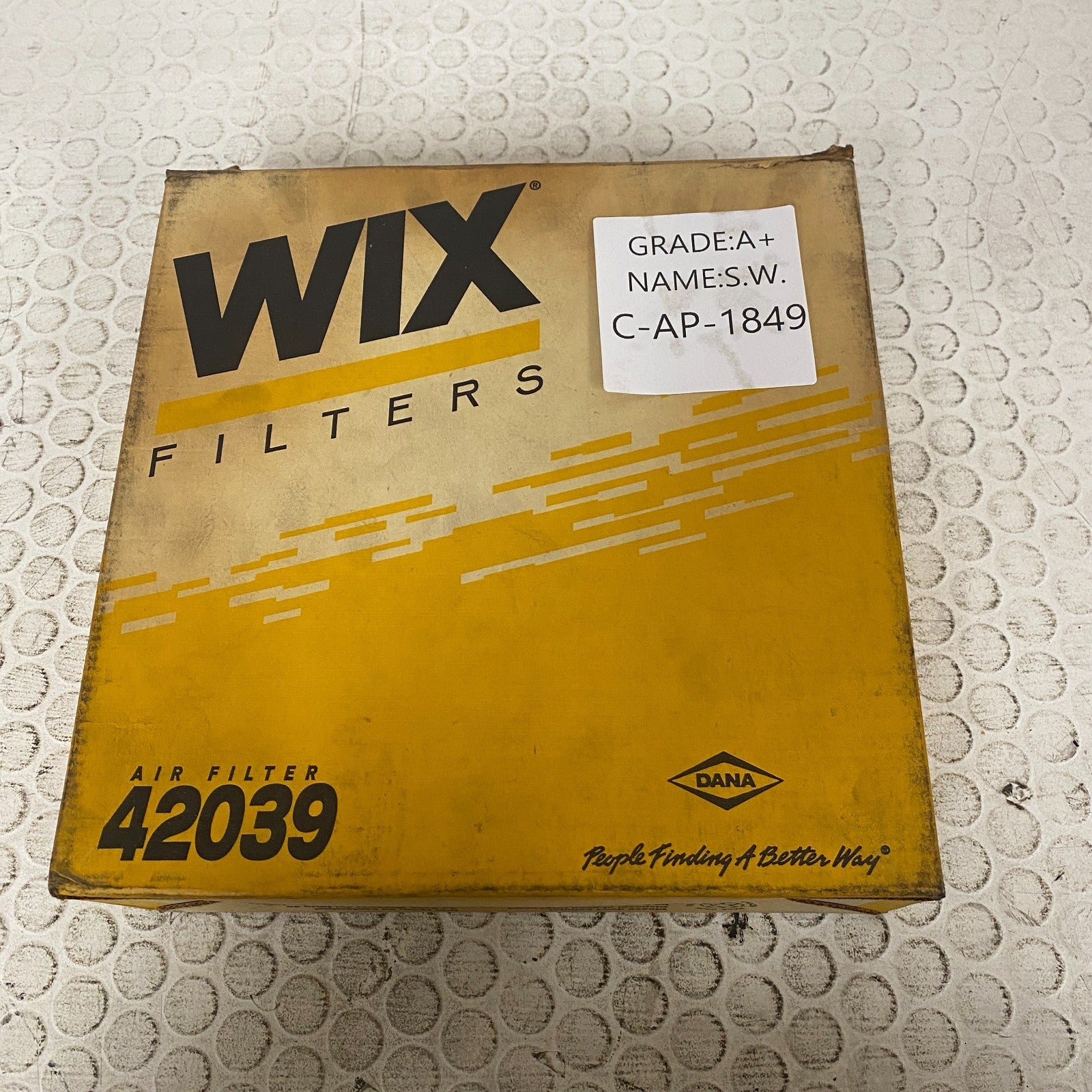 WIX 42039 Air Filter Oval Panel Cellulose 1982-1986 Chevrolet Celebrity