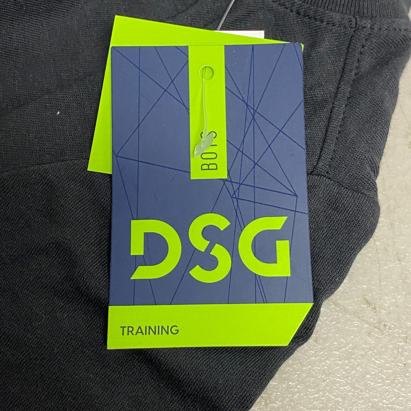 DSG Boys Training Relaxed Solid Cotton Graphic T-Shirt Pure Black DAB21108 New