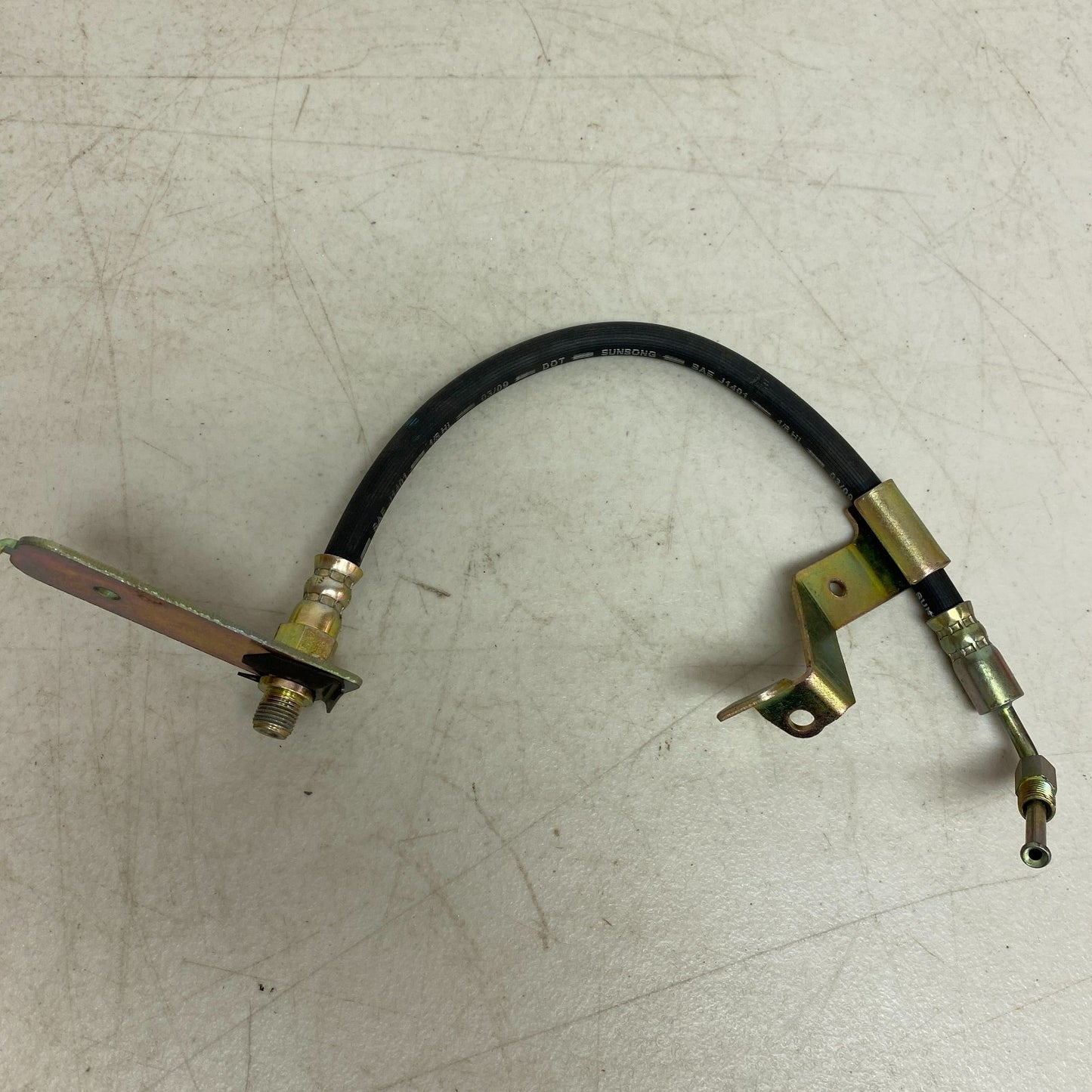 CARQUEST Brake Hydraulic Hose Assembly Black EPDM Rubber Model BHA380975